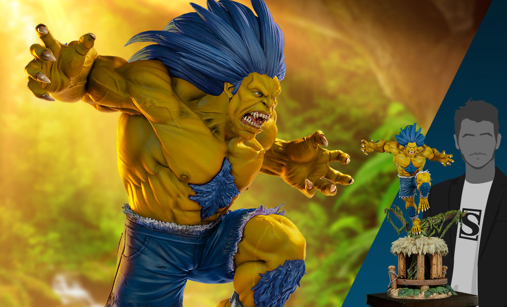 Icon Heroes - Street Fighter 2 Blanka Player 2 Con Exclusive Polystone  Statue (Net)